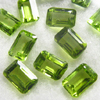 4x6 mm - Arizona Natural - PERIDOT - AAAA High Quality Gorgeous Natural Parrot Green Colour Faceted Baguette Cut stone Nice Clean 10 pcs